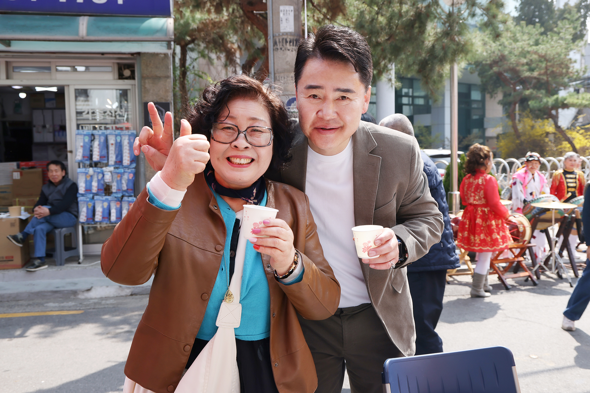 노해랑길 상점가 이웃돕기 바자회