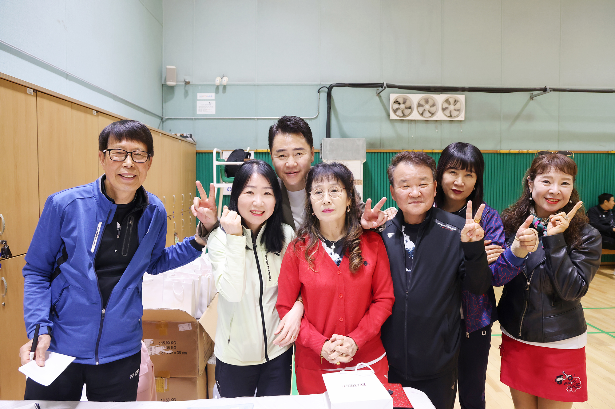 신창 배드민턴클럽 회장 이취임식