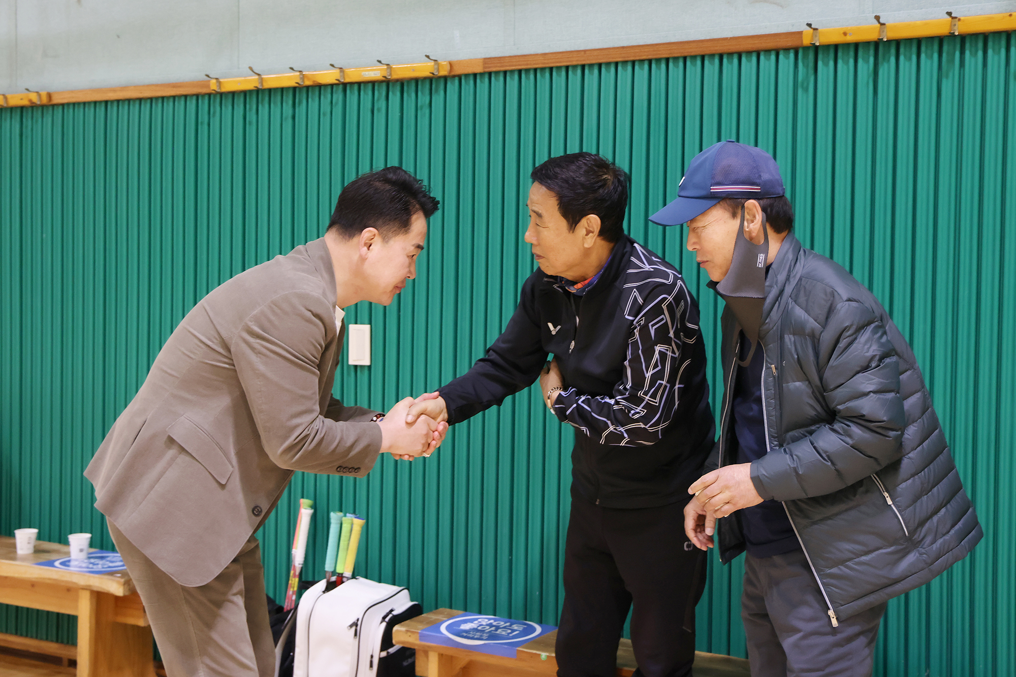 신창 배드민턴클럽 회장 이취임식