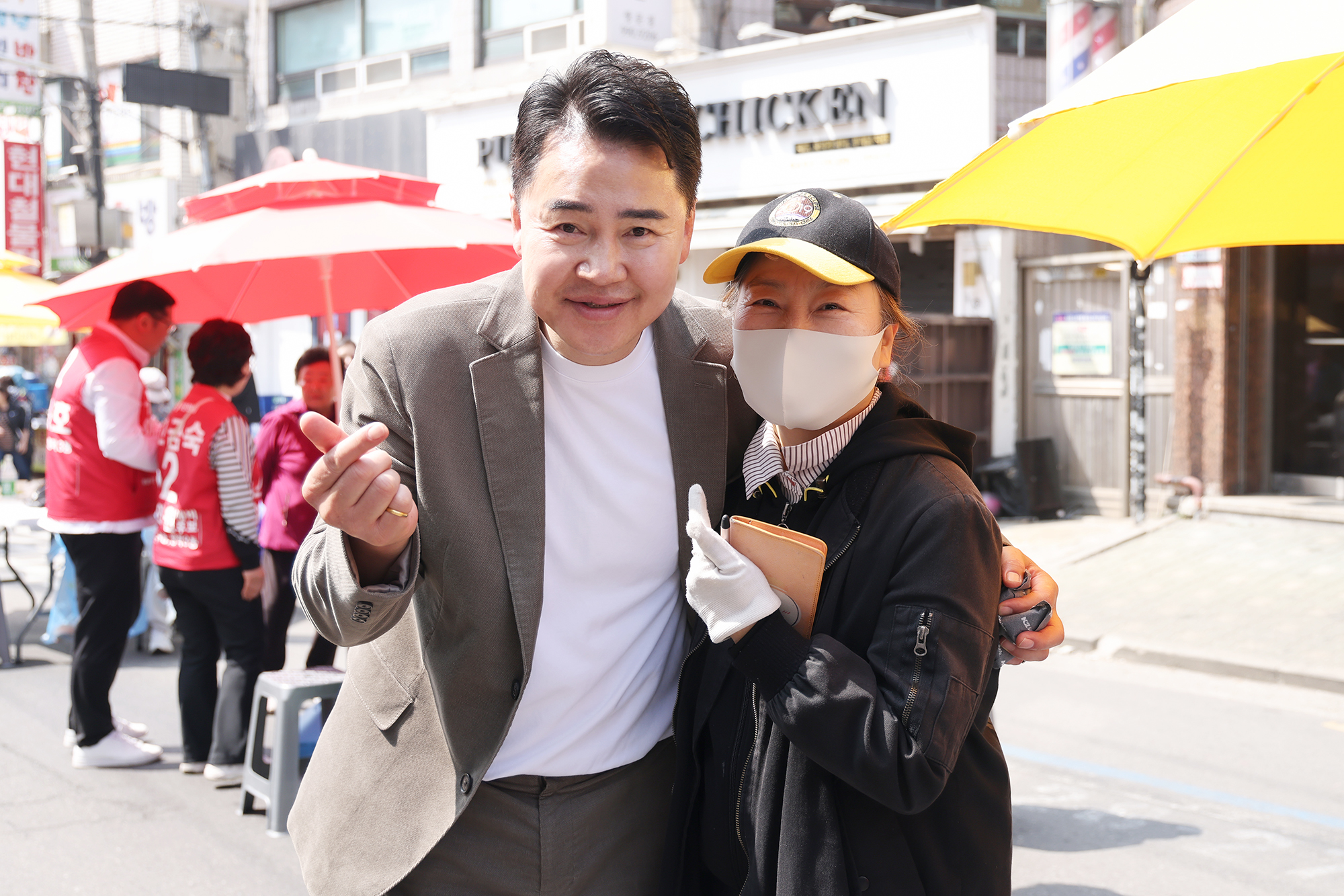 노해랑길 상점가 이웃돕기 바자회