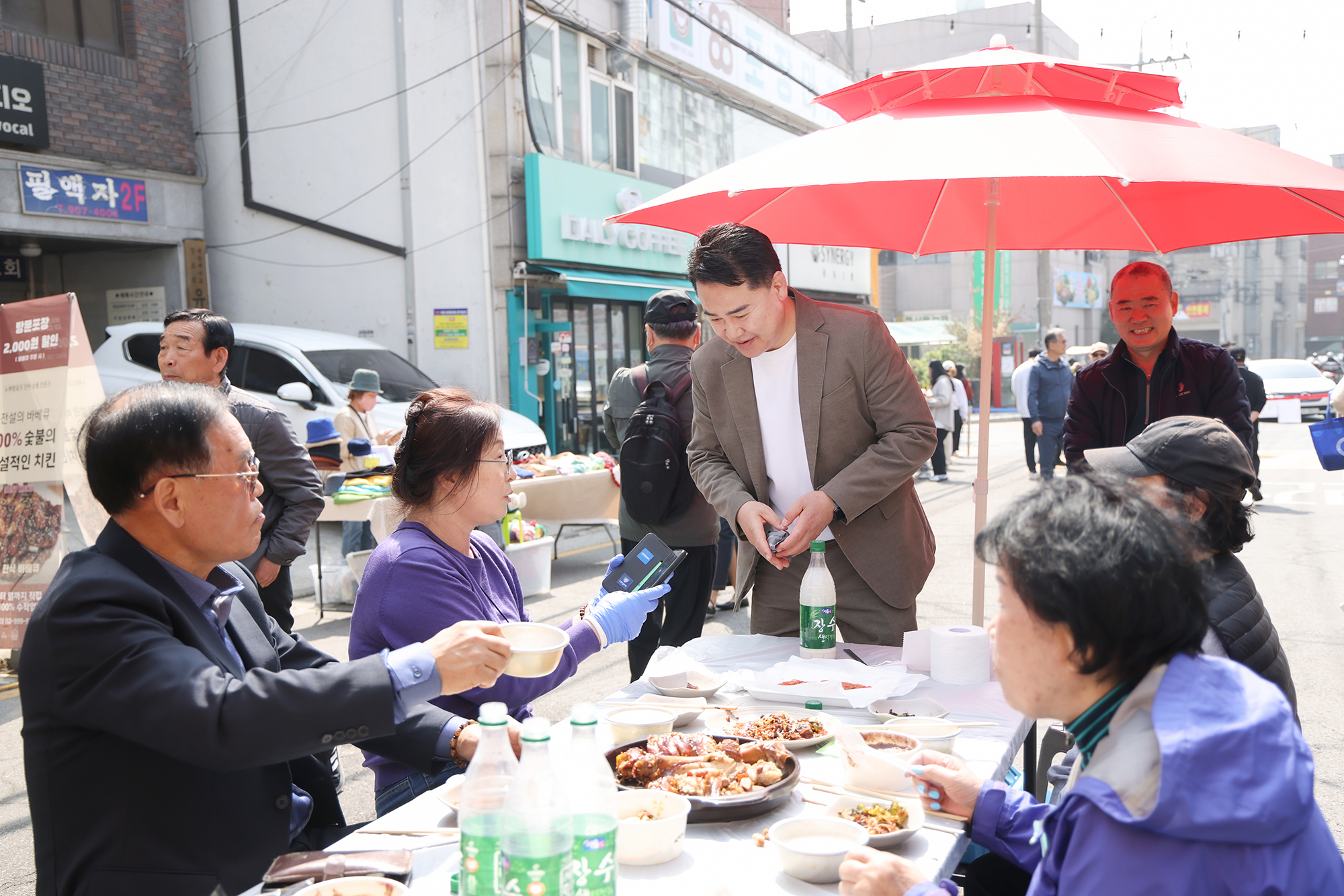 노해랑길 상점가 이웃돕기 바자회