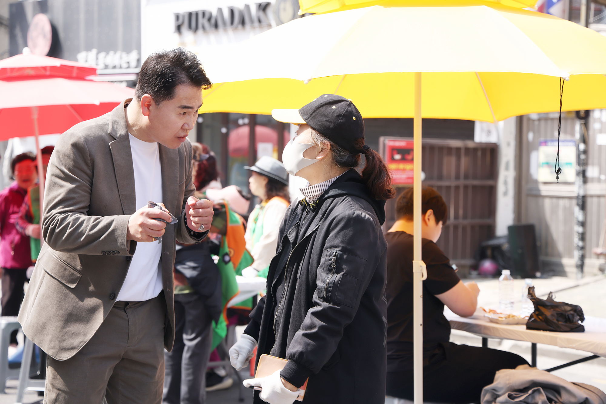 노해랑길 상점가 이웃돕기 바자회