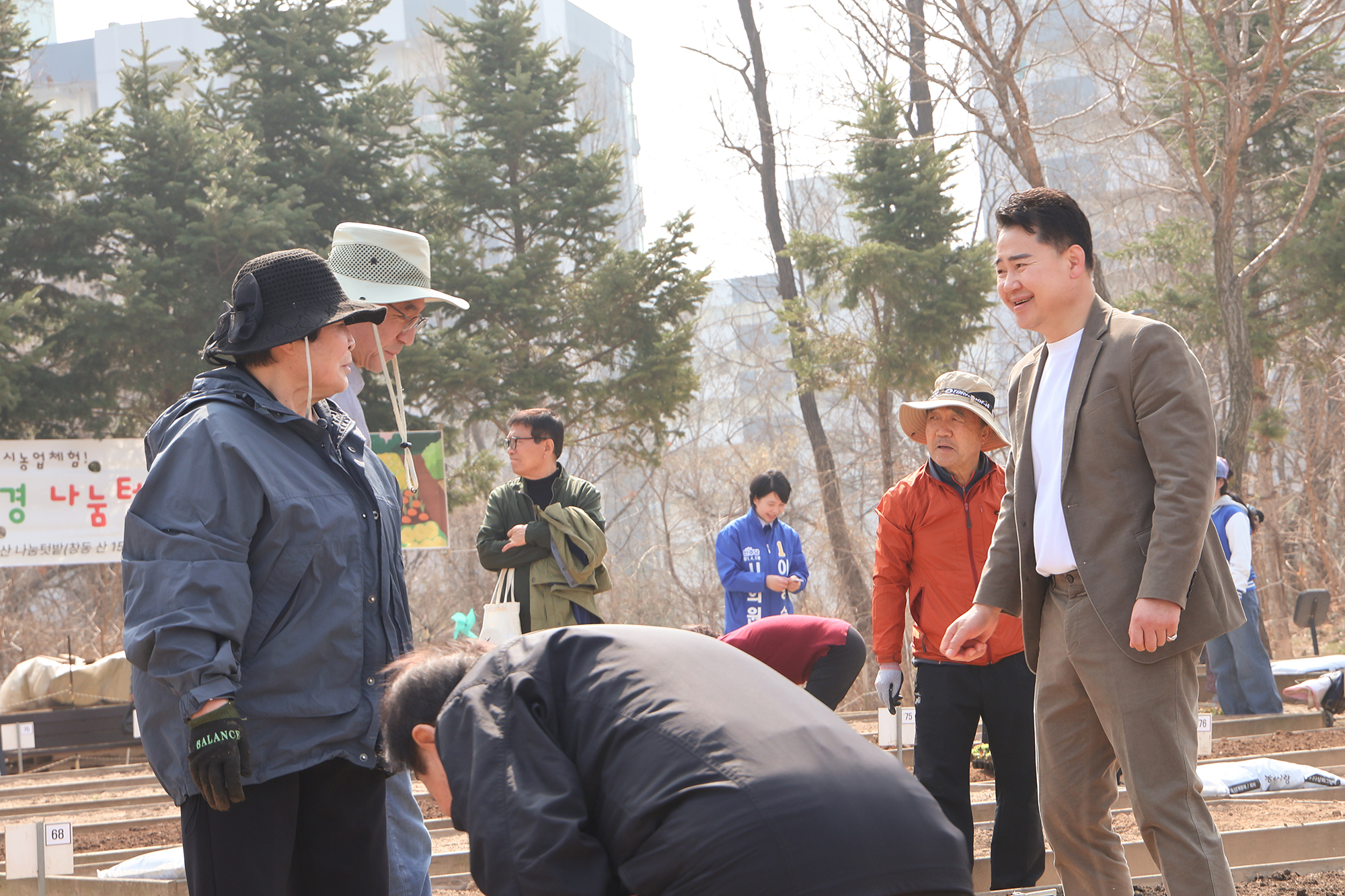 친환경 나눔텃밭 개장행사 (초안산)