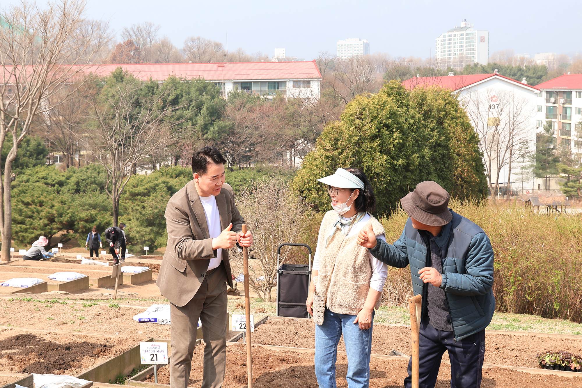 친환경 나눔텃밭 개장행사 (초안산)