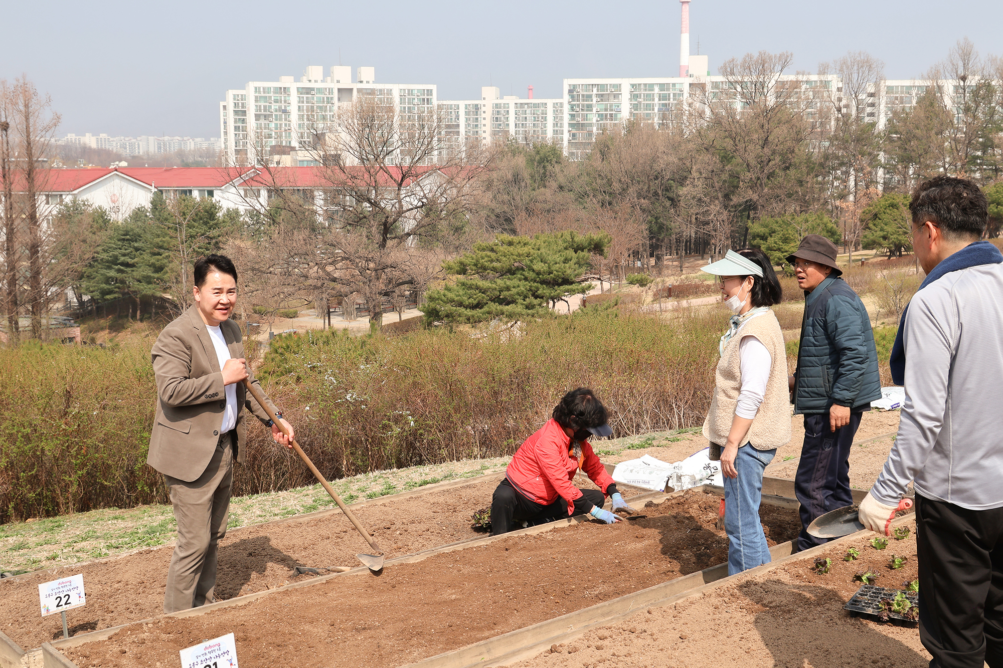 친환경 나눔텃밭 개장행사 (초안산)