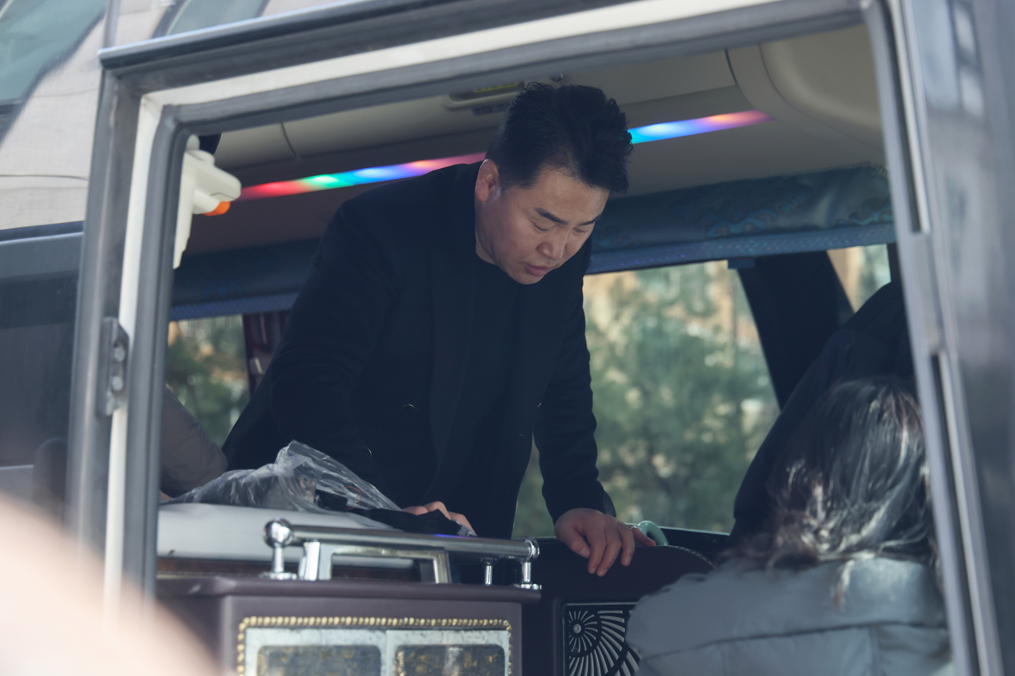 시각장애인 딸기 체험행사 환송