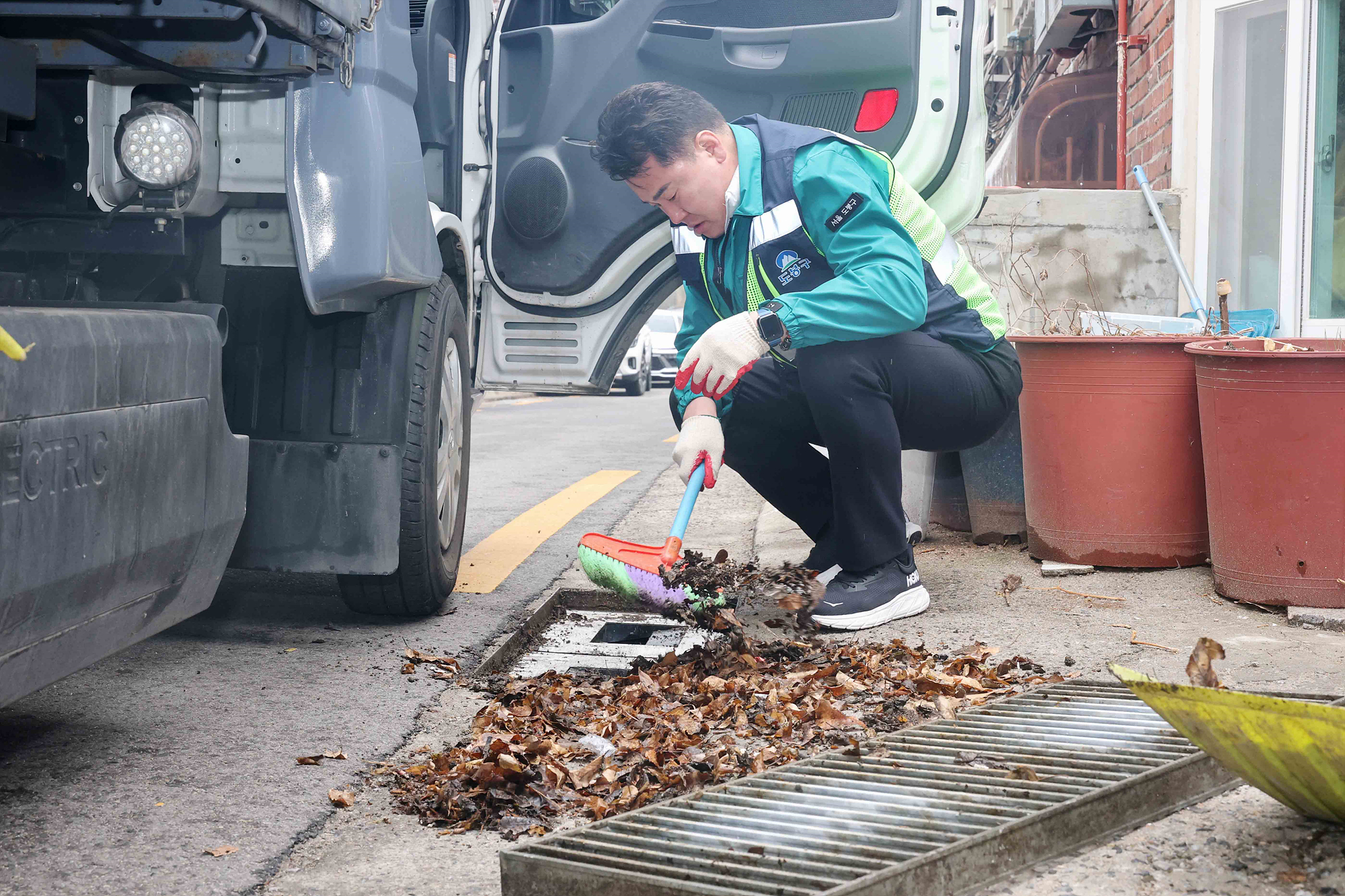 도봉1동 상습 무단투기지역 계도 활동