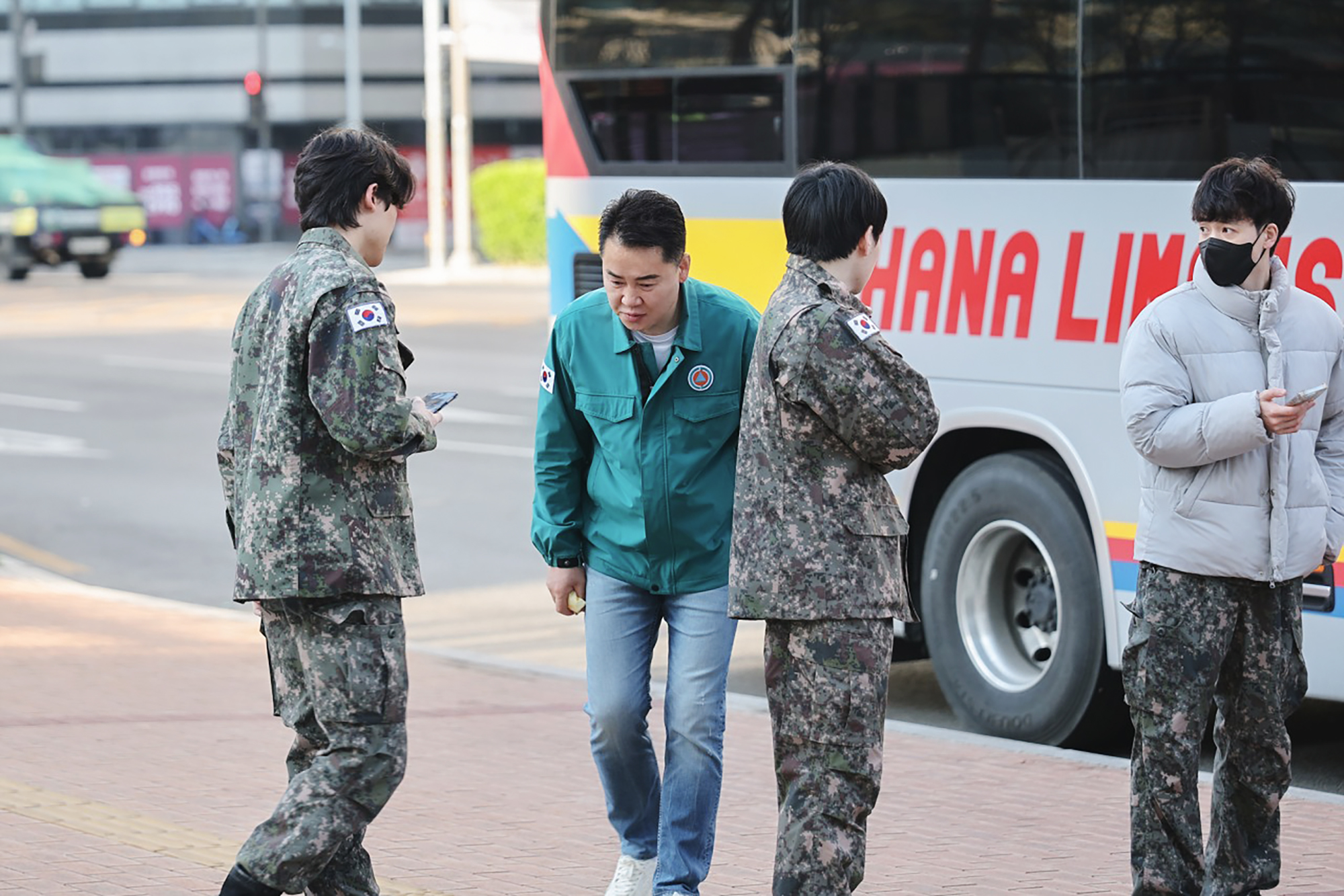 예비군 훈련 환송