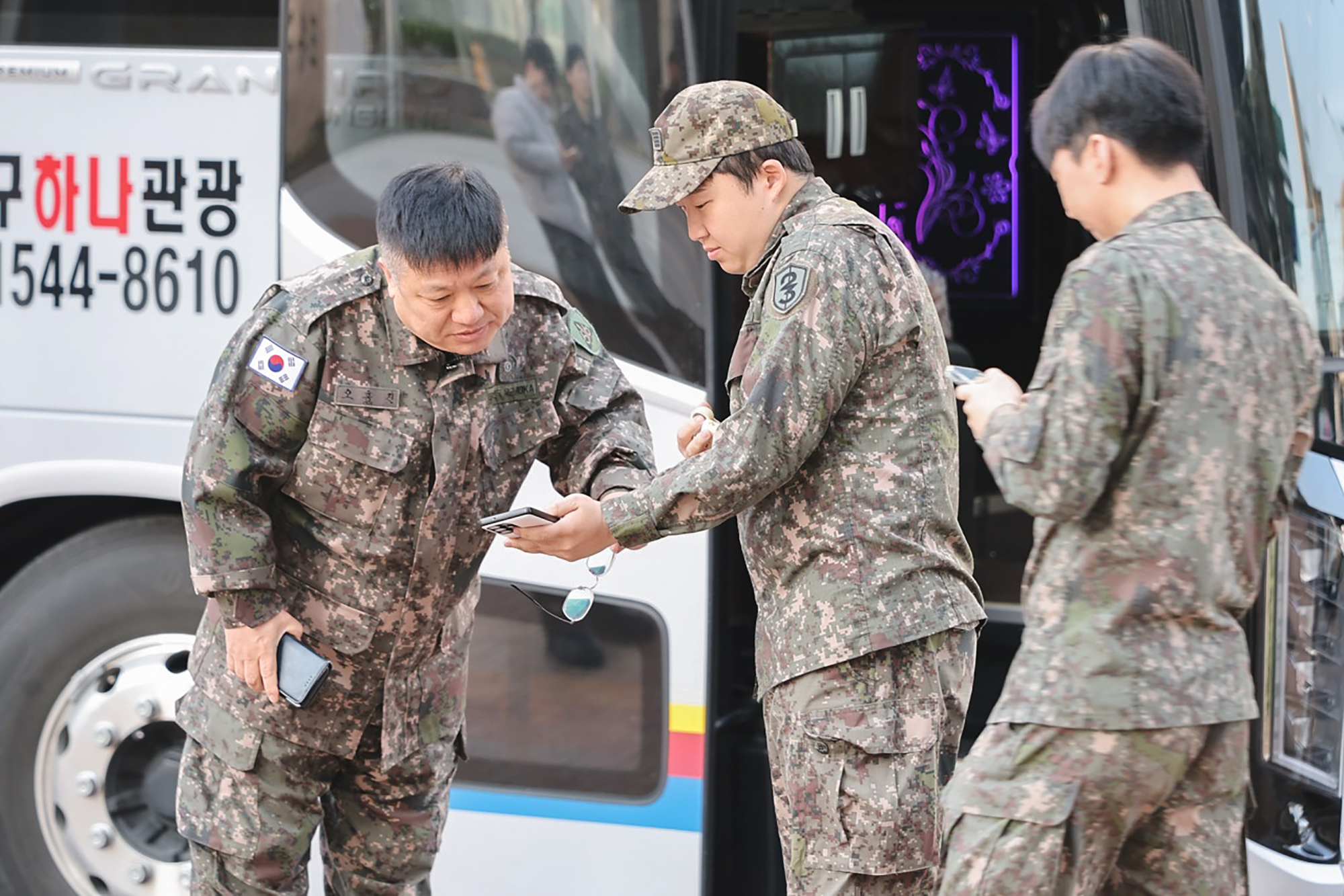 예비군 훈련 환송