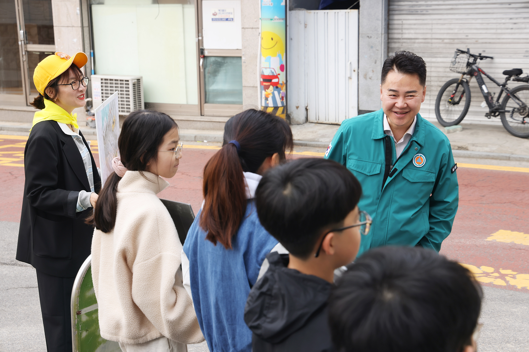 신창초 안전등교 캠페인