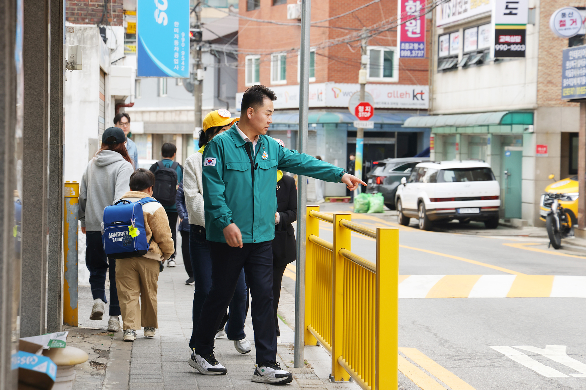 신창초 안전등교 캠페인