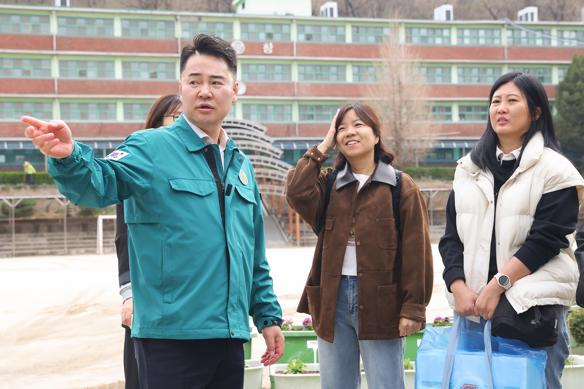 신창초 안전등교 캠페인