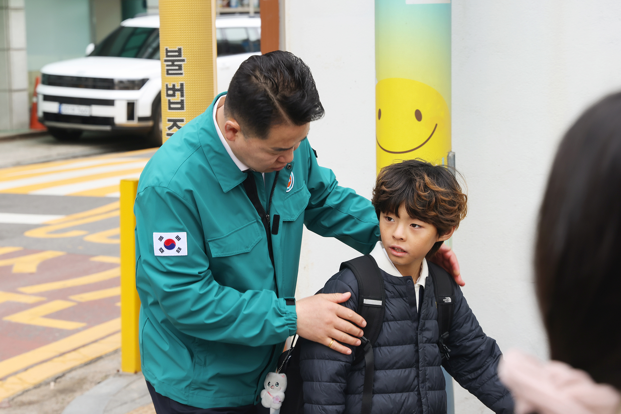 신창초 안전등교 캠페인