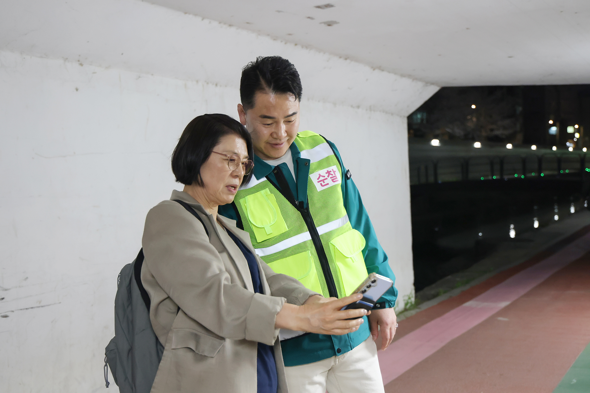 중랑천, 방학천 점등 현장점검