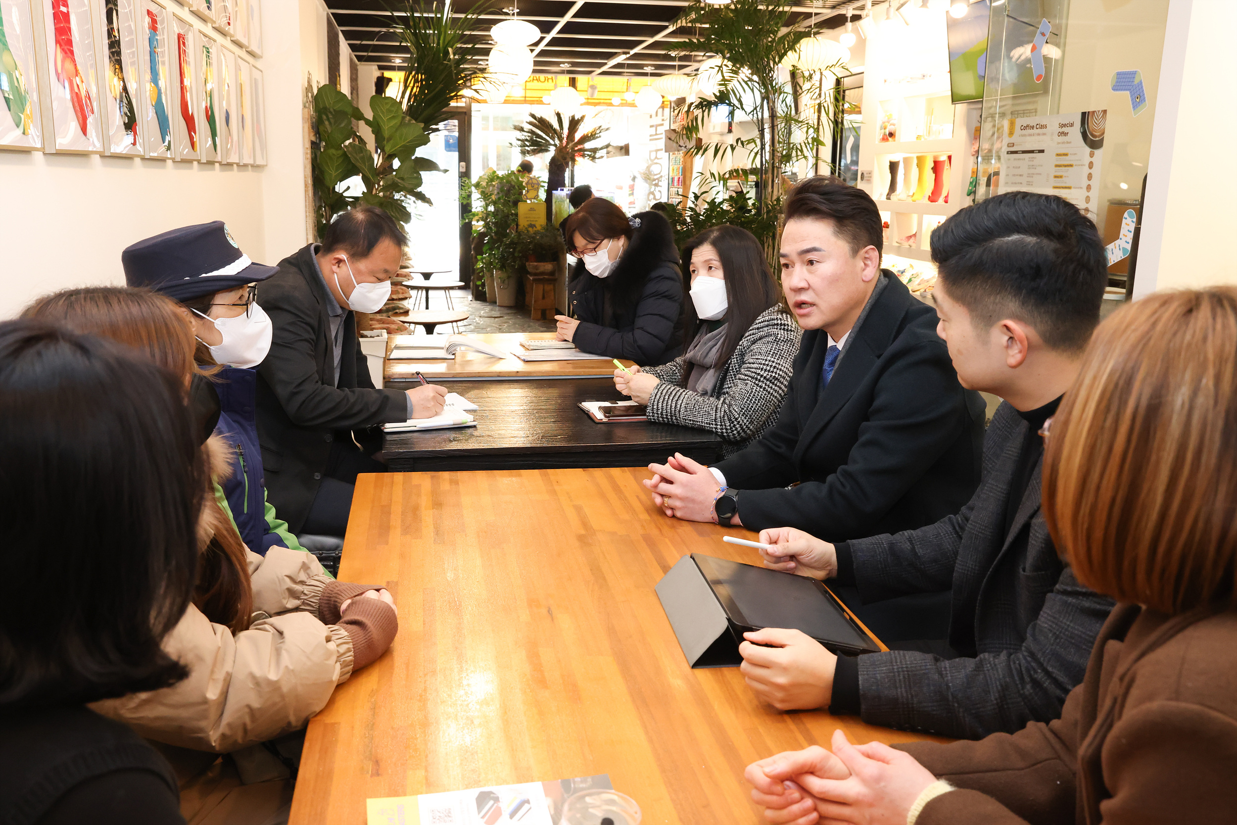 창림초등학교 학부모 간담회 및 현장방문 