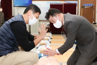 재난상황대비 여성예비군 심폐소생술교육