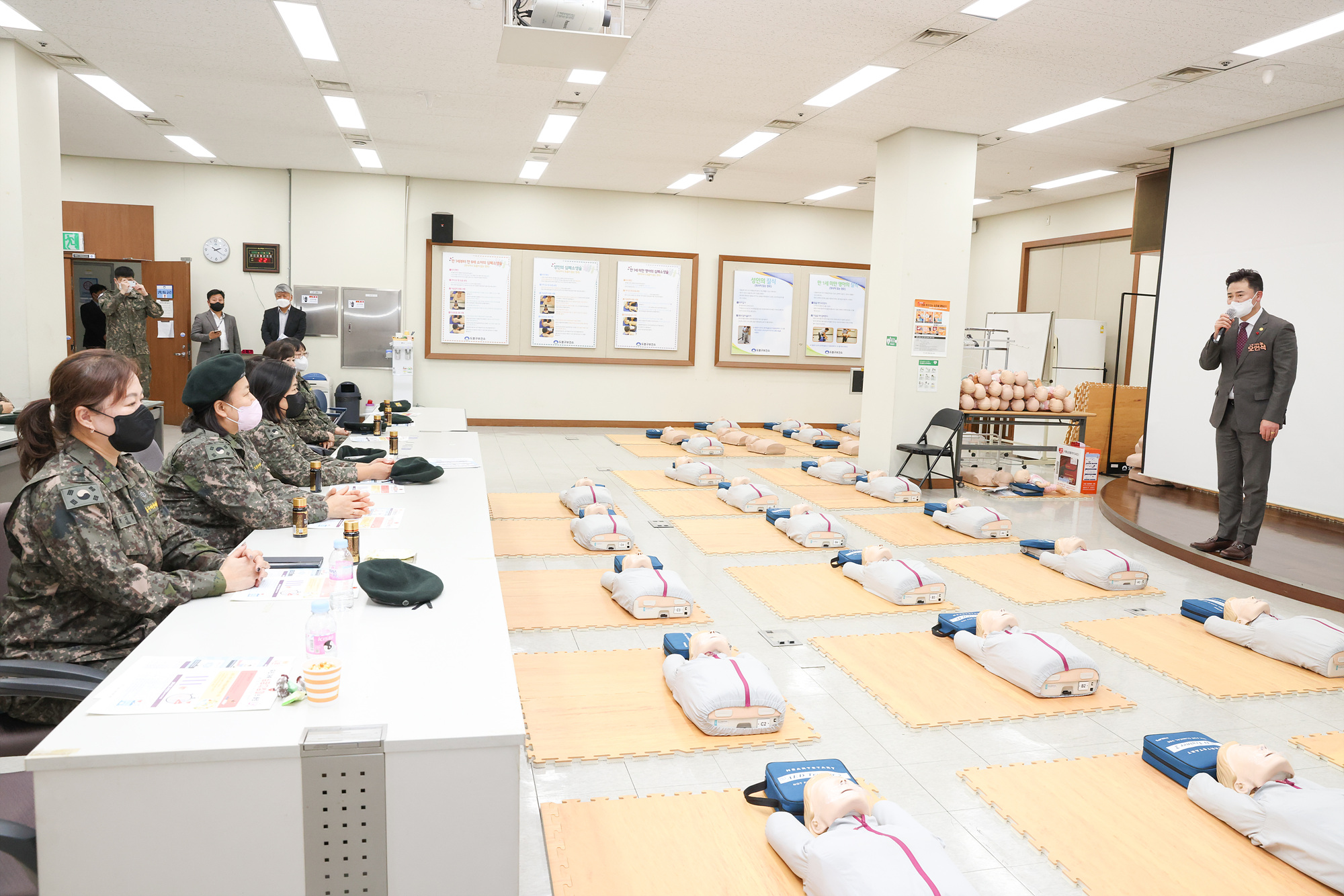 재난상황대비 여성예비군 심폐소생술교육