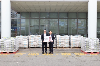 도봉구상공회 사랑의 쌀 나눔전달식