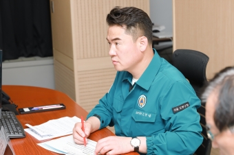 태풍대비 비상대책회의 및 방학천 점검