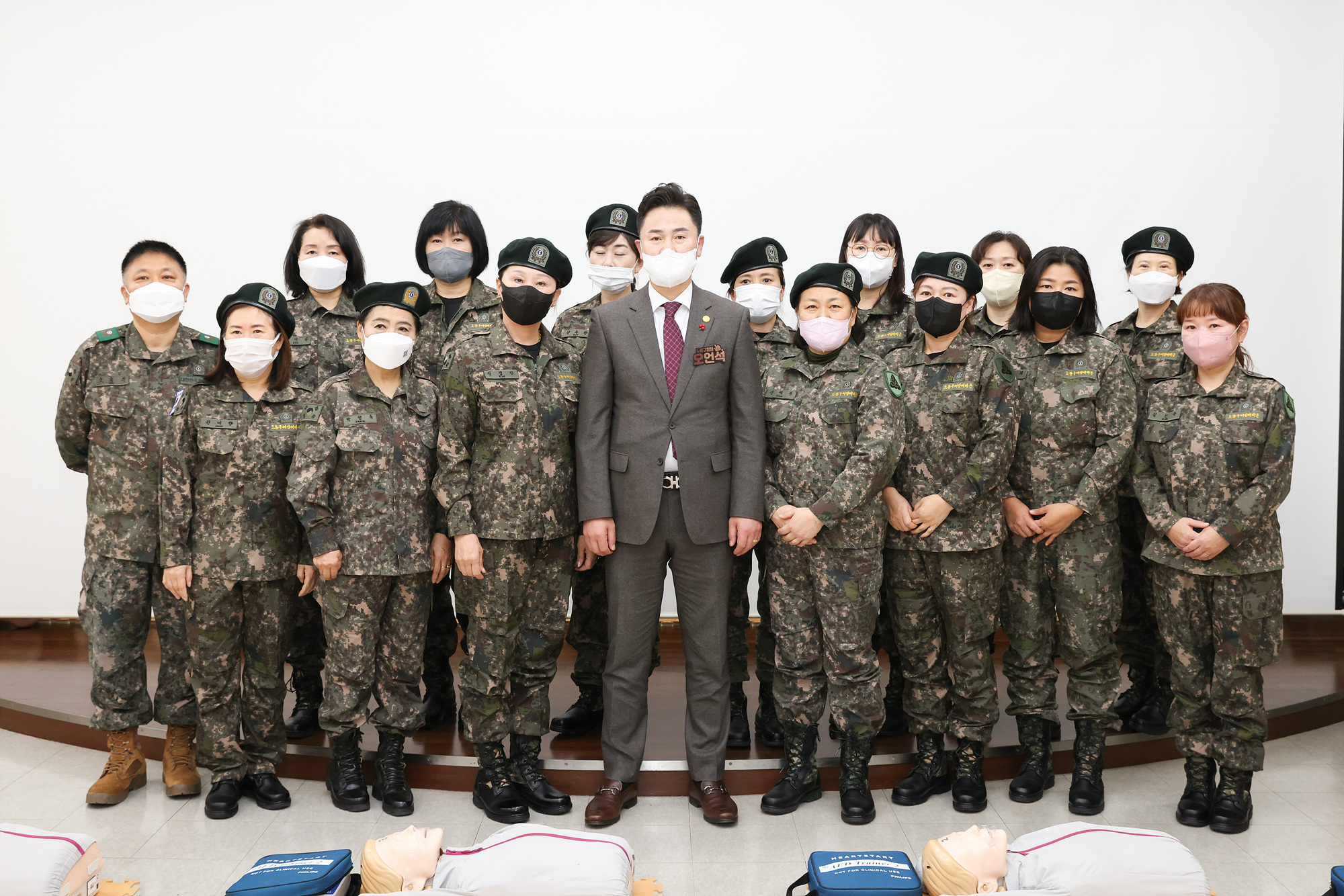 재난상황대비 여성예비군 심폐소생술교육