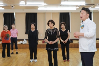 교양강좌 현장방문- 방학2동 라인댄스