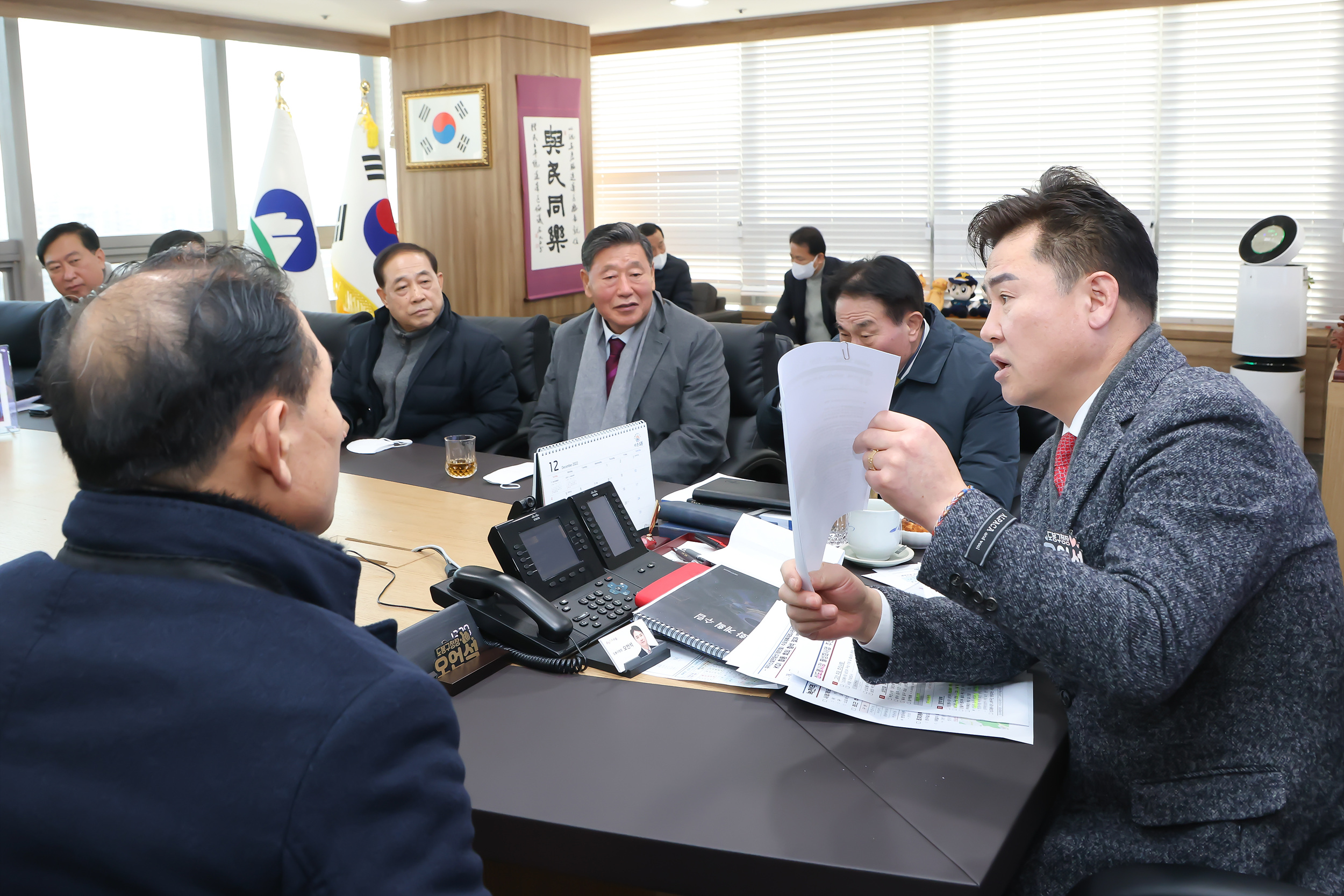 도봉구상공회 쌀 708포대 후원 전달식