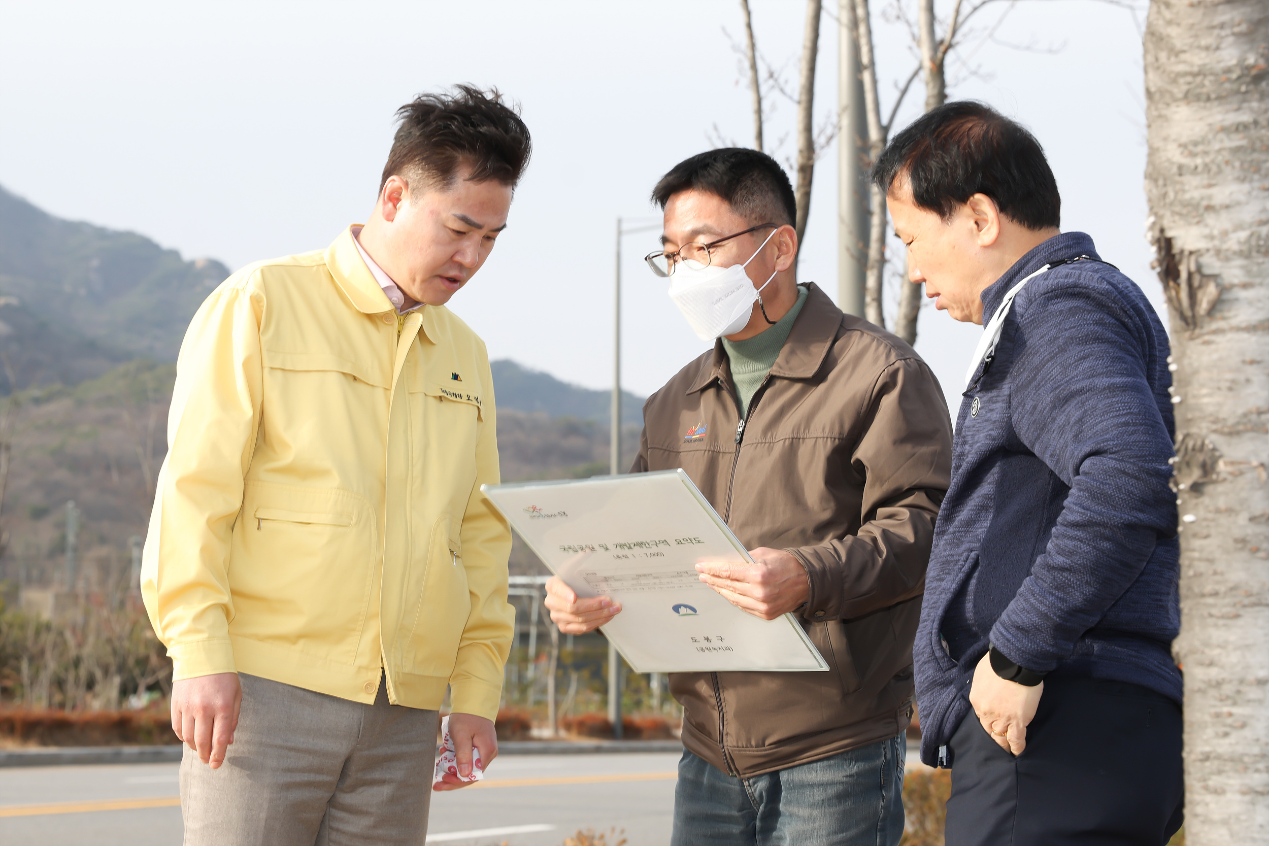 도봉산 공영주차장 및 중랑천 현장점검