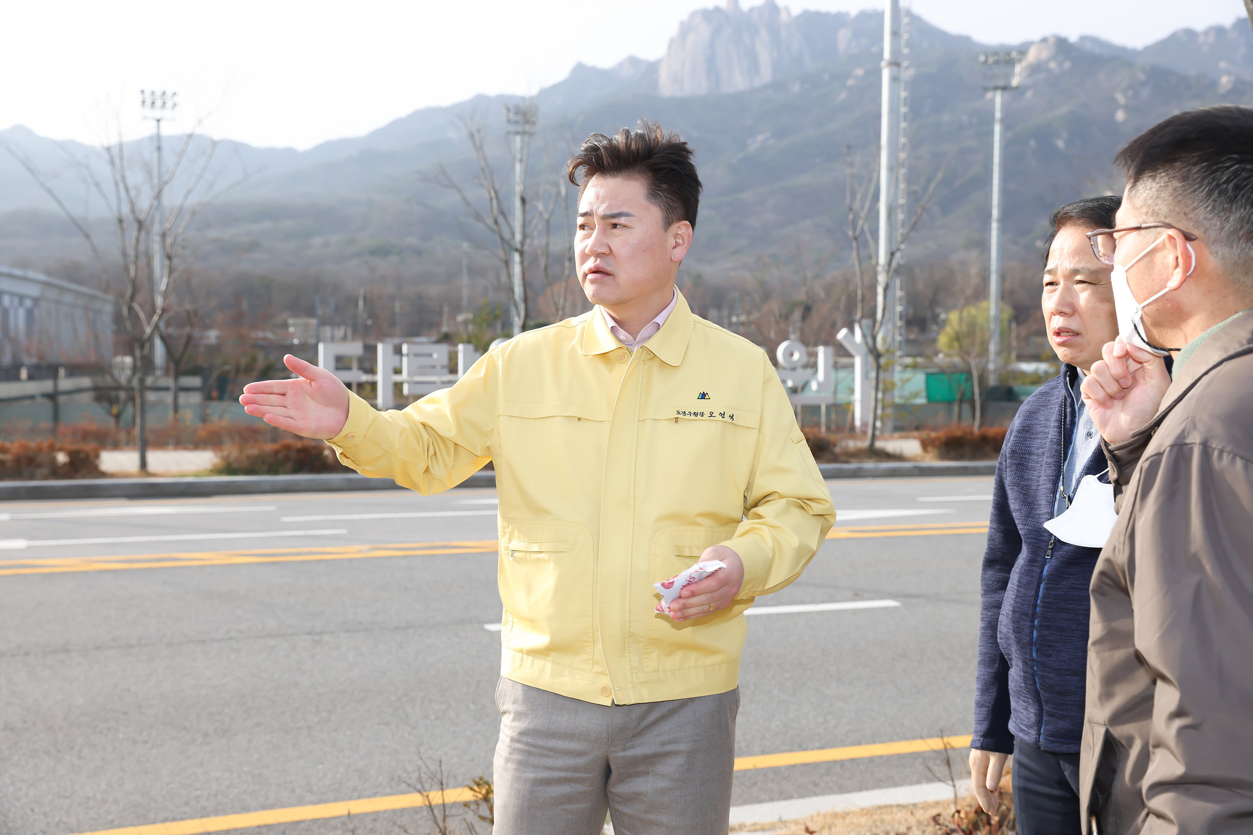 도봉산 공영주차장 및 중랑천 현장점검