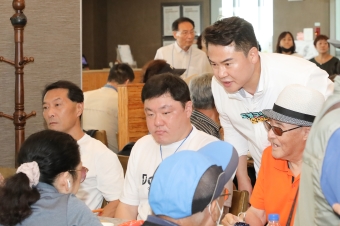 시각장애인협회 여름맞이 점심봉사 행사