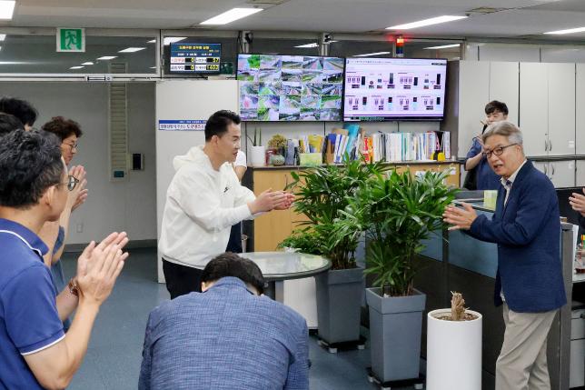 이달의 칭찬부서 방문(치수과)