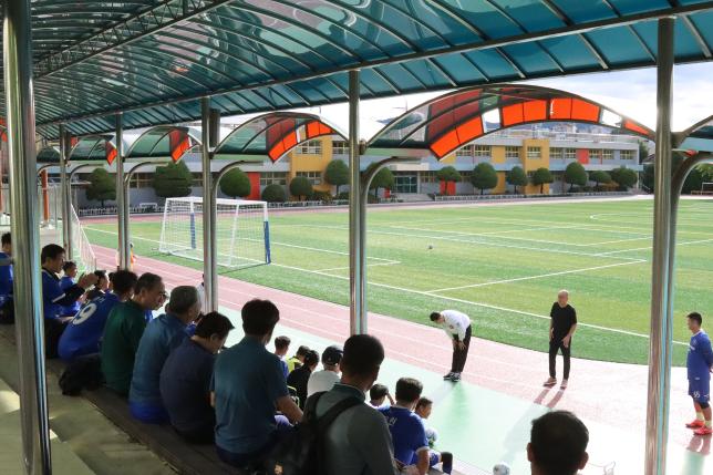 노해 축구회 격려