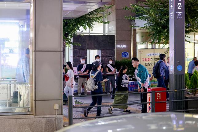 구청장과 함께하는 현장 민원 상담(쌍문역 2번 출구)