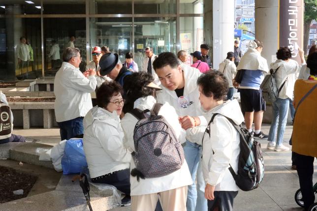 지체장애인협회 한마음 체육대회 환송