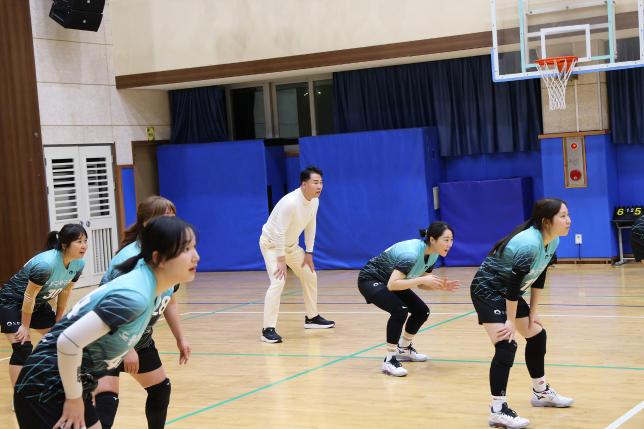 여성 배구협회 격려