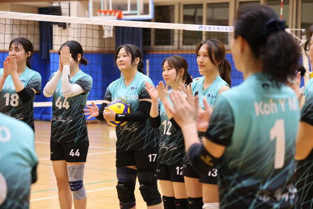 여성 배구협회 격려