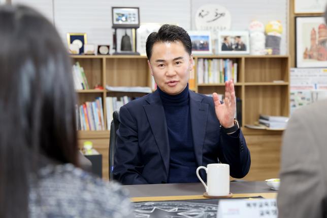 북부교육지원청 교육장 차담회 해당 이미지 입니다