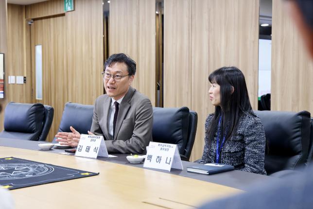 북부교육지원청 교육장 차담회 해당 이미지 입니다