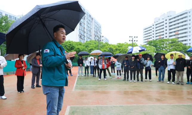 창골 테니스장 인조잔디 재개장