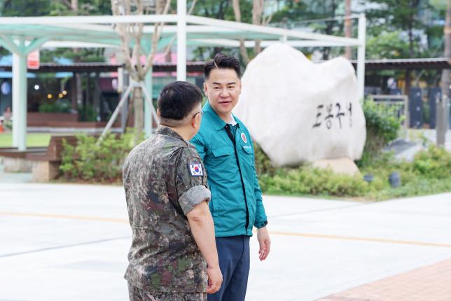 예비군 훈련 환송 해당 이미지 입니다