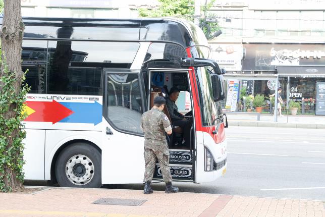 예비군 훈련 환송 해당 이미지 입니다