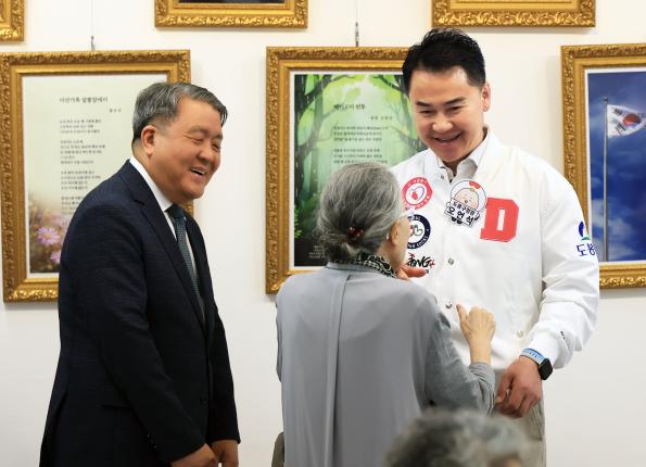 도봉문인협회 시화전 개막식 해당 이미지 입니다