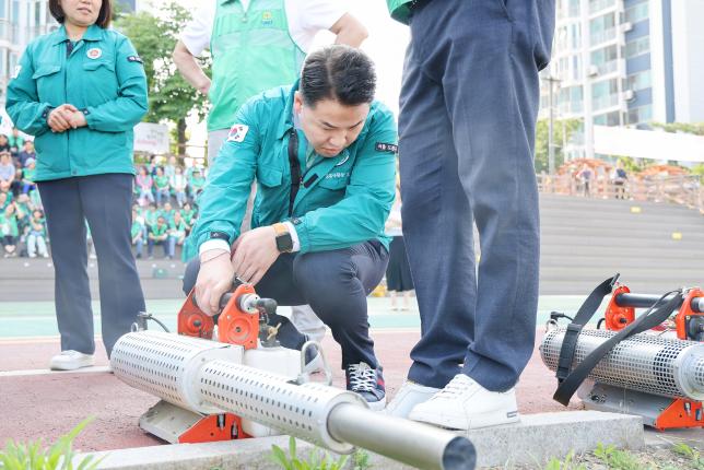 새마을운동 방역 발대식 해당 이미지 입니다