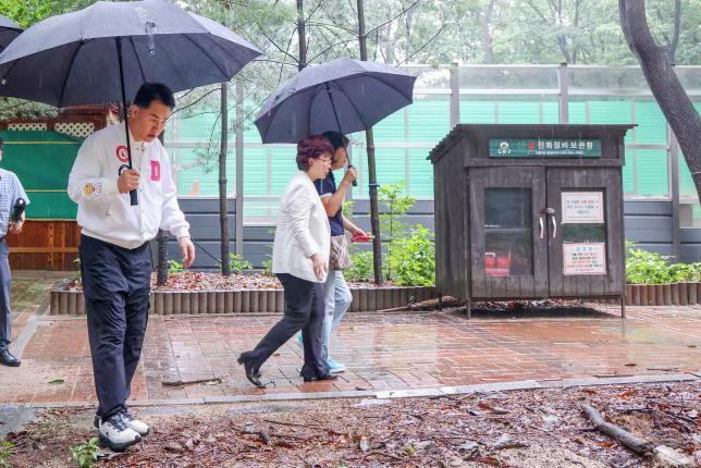 청심천 주변, 중랑천 제방길 안전 점검 해당 이미지 입니다