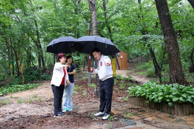 청심천 주변, 중랑천 제방길 안전 점검 해당 이미지 입니다