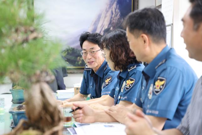도봉경찰서 구정 홍보 전광판 현장방문 해당 이미지 입니다