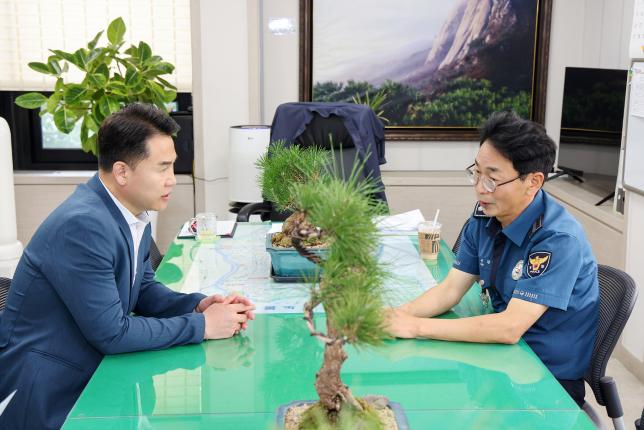 도봉경찰서 구정 홍보 전광판 현장방문 해당 이미지 입니다