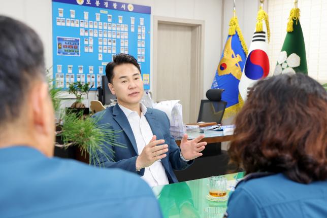 도봉경찰서 구정 홍보 전광판 현장방문 해당 이미지 입니다