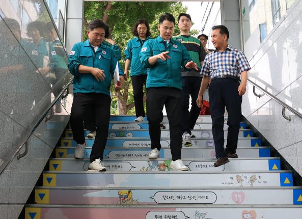 긴급차량 실제운행 훈련  해당 이미지 입니다
