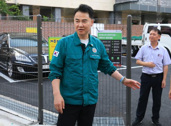 신도봉시장 공영주차장 조성 현장 방문  해당 이미지 입니다