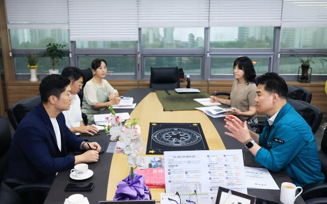 누원중고등학교 유치관련 간담회  해당 이미지 입니다
